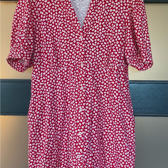 Boden Women’s Button Mini Jersey Tea Dress - Size 12 - Picture 6 of 8
